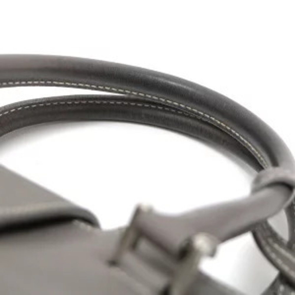 Saint Laurent Paris Baby Cabas Bag Leather Gray - Picture 6 of 6